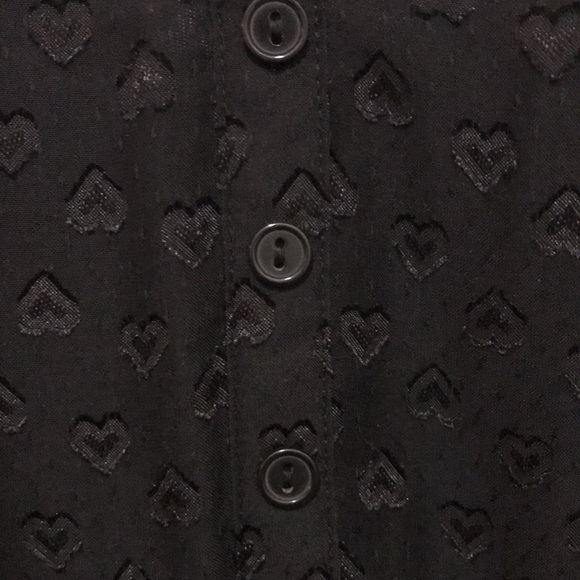 Torrid Size 1 - Black heart dress - Picture 3 of 6